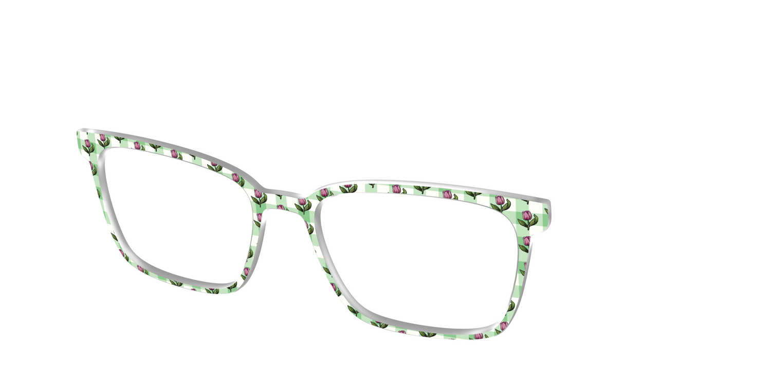 The Tulip Gingham - Angle Top Image - Pair Eyewear