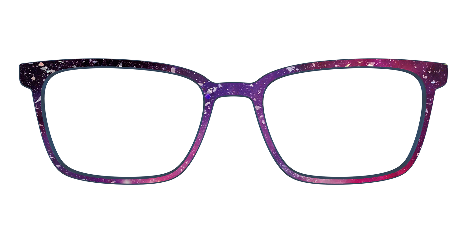 The Twilight Sky with Holographic Glitter - Front Top Image - Pair Eyewear