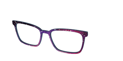 The Twilight Sky with Holographic Glitter - Angle Top Thumbnail - Pair Eyewear