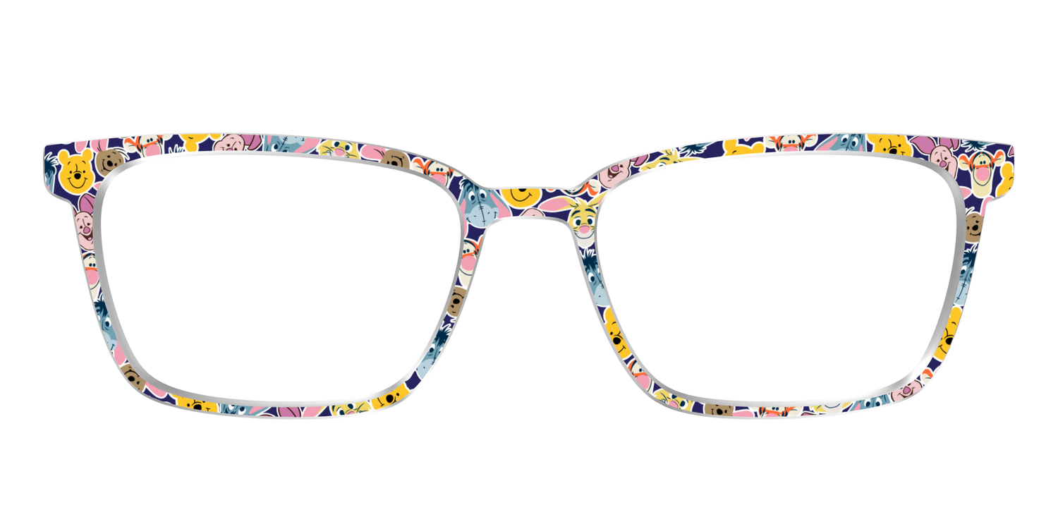 Winnie the Pooh & Friends Stickers - Front Top Image - Pair Eyewear