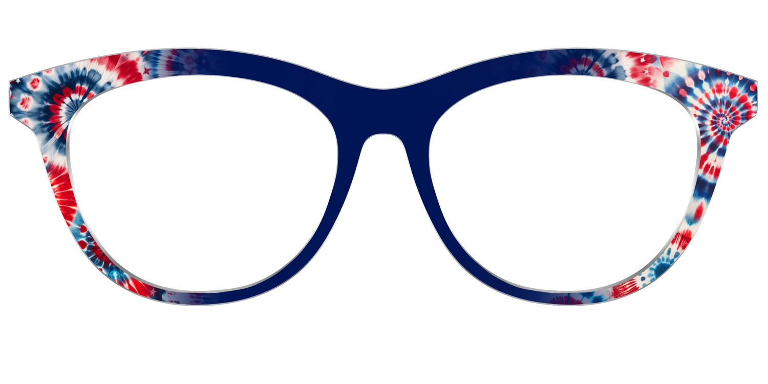 The Americana Tie-Dye - Front Top Image - Pair Eyewear