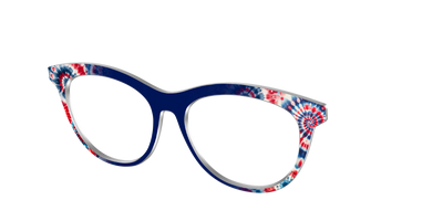 The Americana Tie-Dye - Angle Top Thumbnail - Pair Eyewear