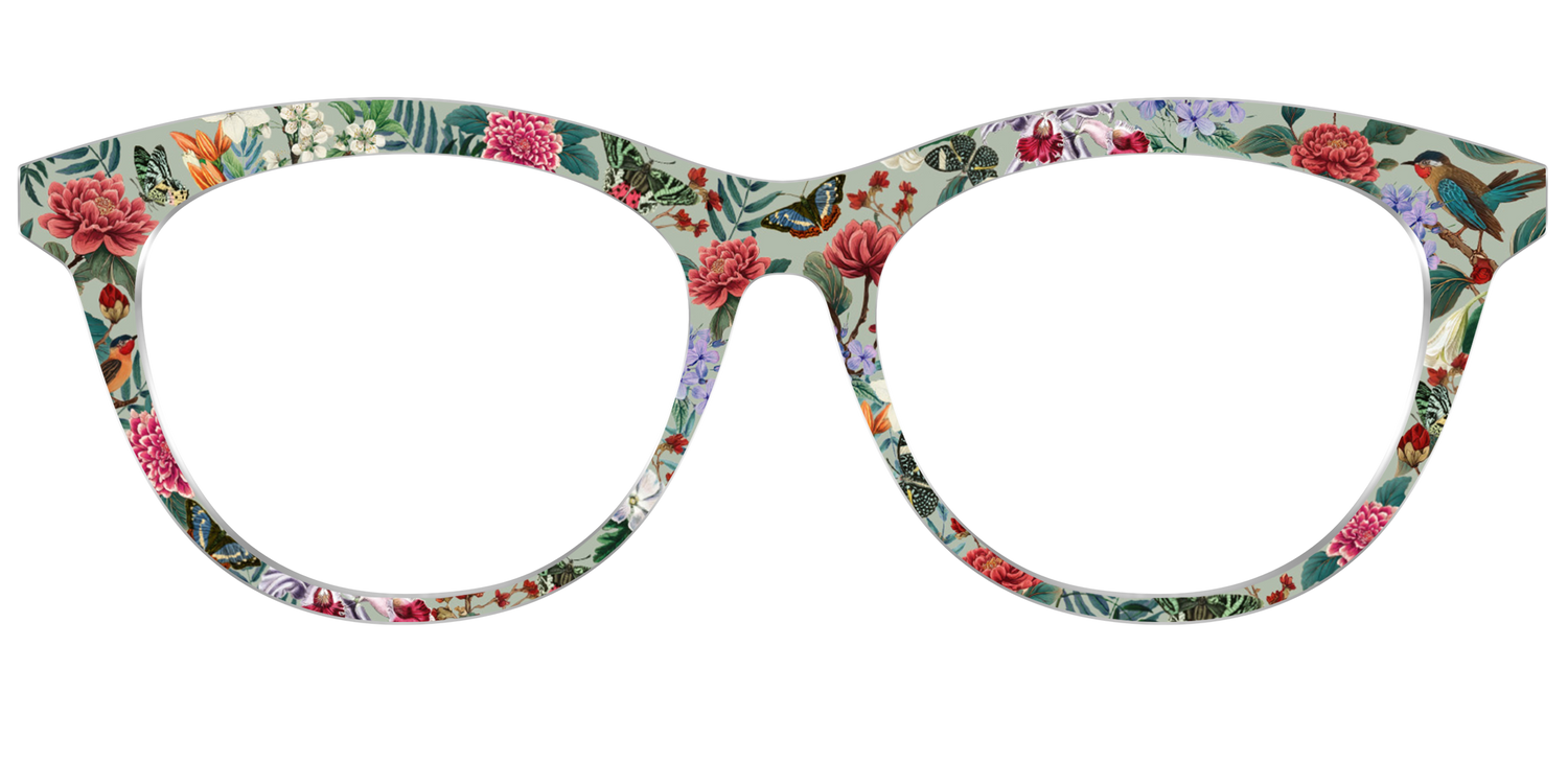 The Antique Floral - Front Top Image - Pair Eyewear