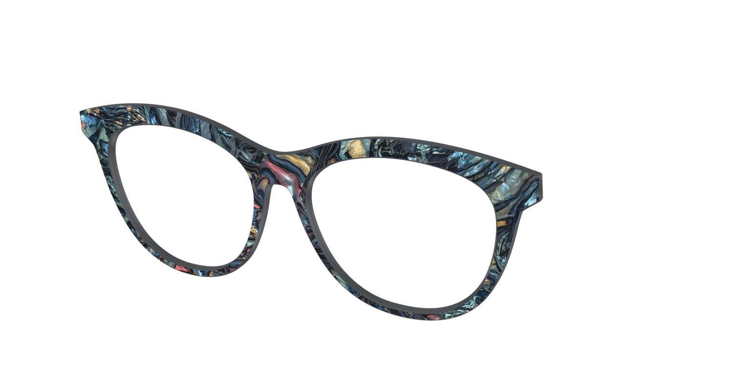 The Ares Bedrock Pearl - Angle Top Image - Pair Eyewear