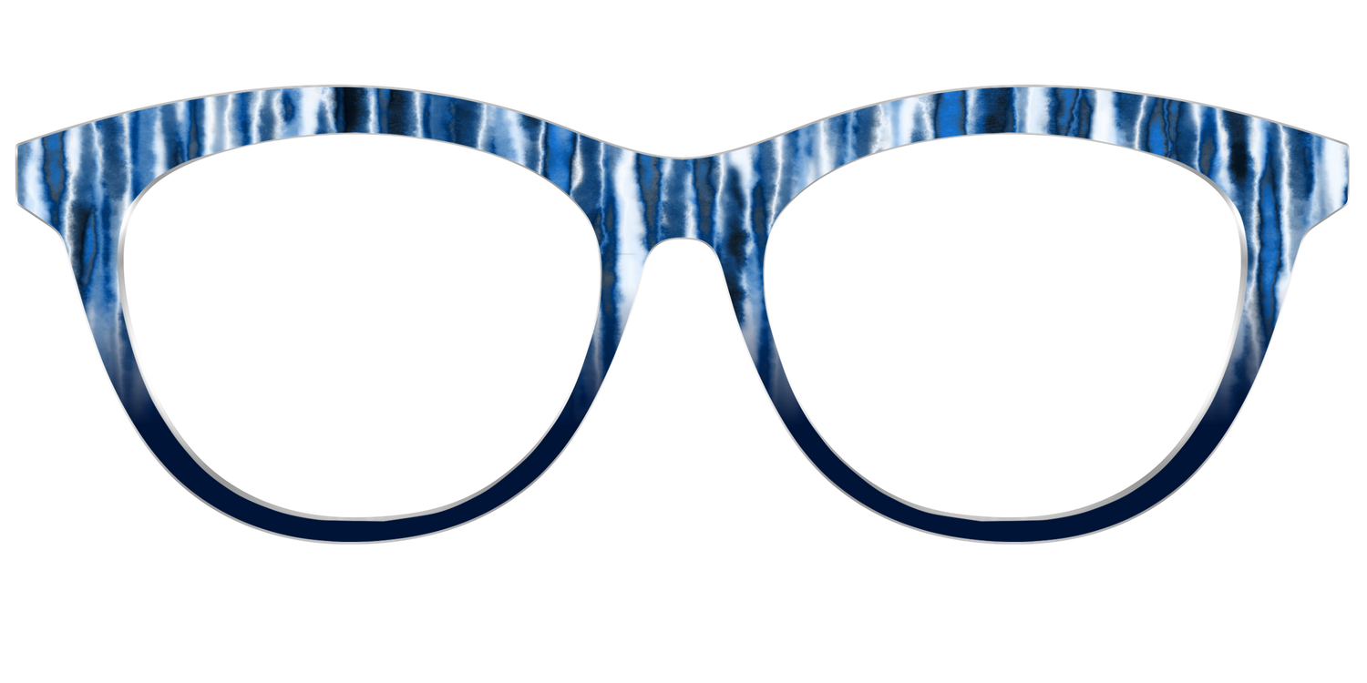 The Azure Tie-Dye - Front Top Image - Pair Eyewear