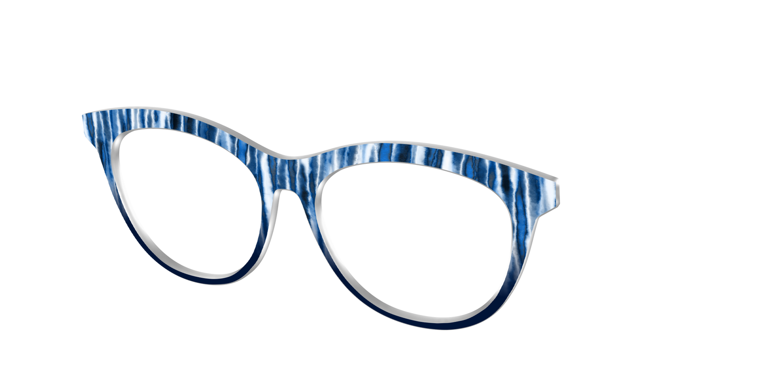 The Azure Tie-Dye - Angle Top Image - Pair Eyewear