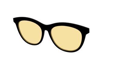 The Black with Driving Lens - Angle Top Thumbnail - Pair Eyewear