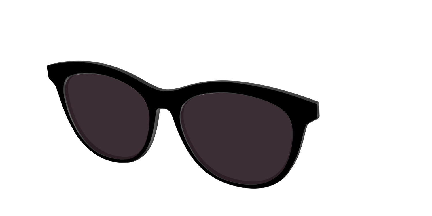 The Black with Urban Explorer Lens - Angle Top Image - Pair Eyewear