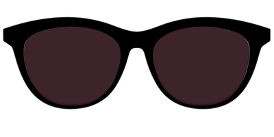 The Black with Water Lens - Front Top Thumbnail - Pair Eyewear