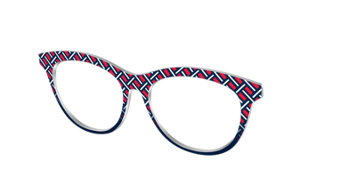 The Block Party Check - Angle Top Thumbnail - Pair Eyewear
