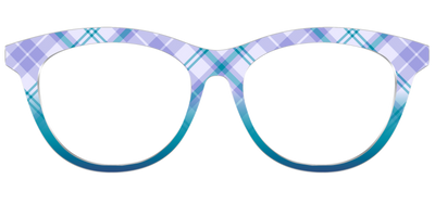 The Bluebell Plaid - Front Top Thumbnail - Pair Eyewear