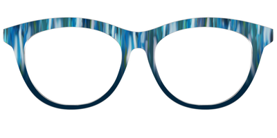 The Blueberry Brushstrokes - Front Top Thumbnail - Pair Eyewear