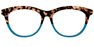 The Bondi Blue Tortoise Split - Front Top Thumbnail - Pair Eyewear
