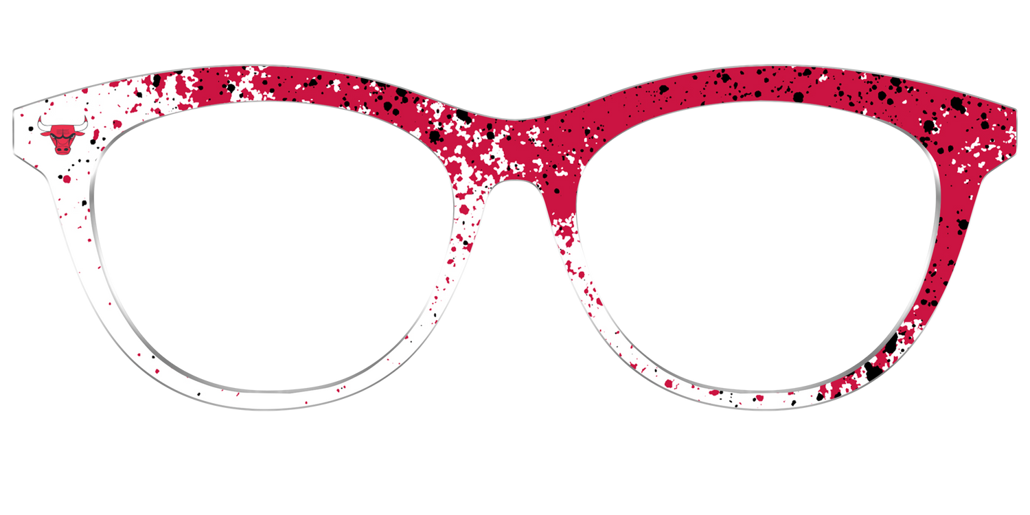 Bulls Splatter - Front Top Image - Pair Eyewear