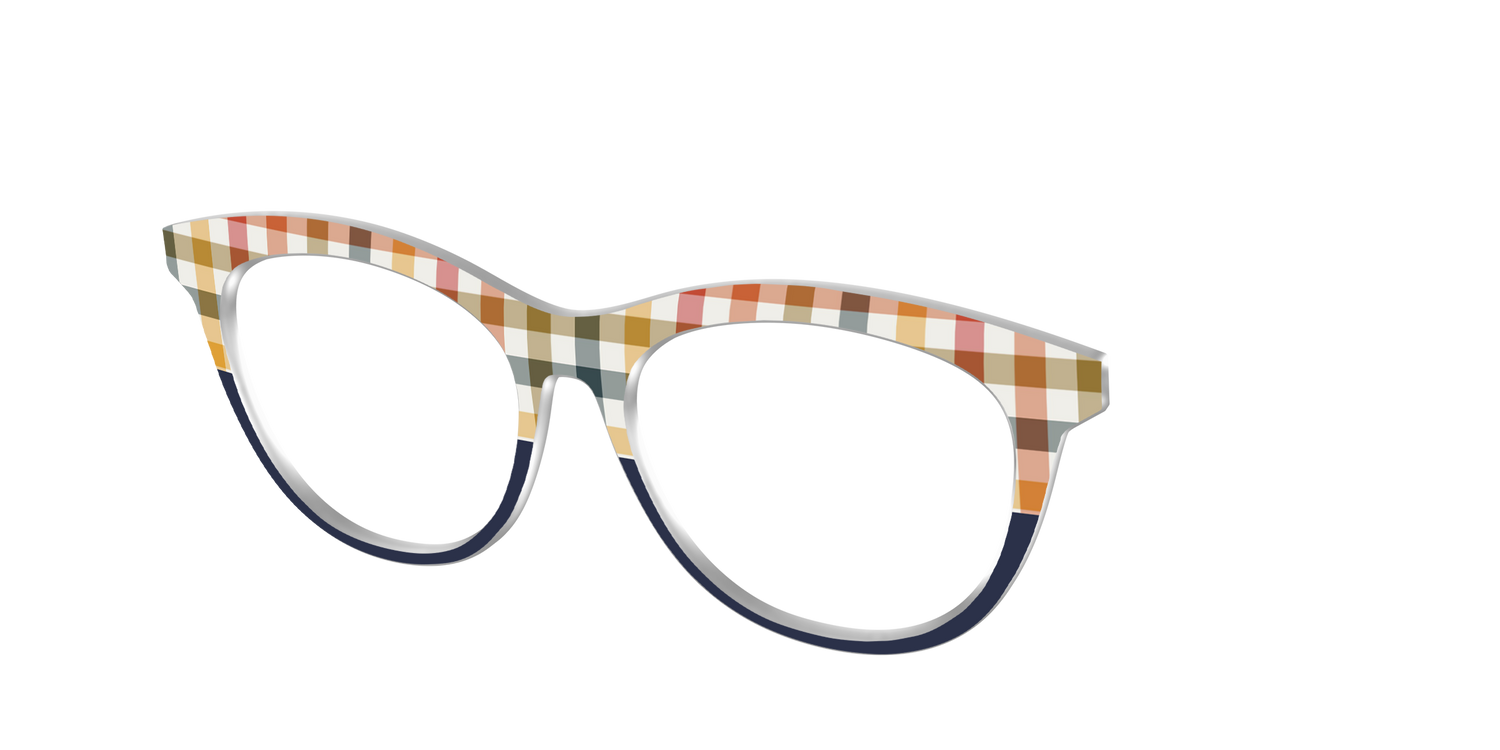 The Camp Check - Angle Top Image - Pair Eyewear