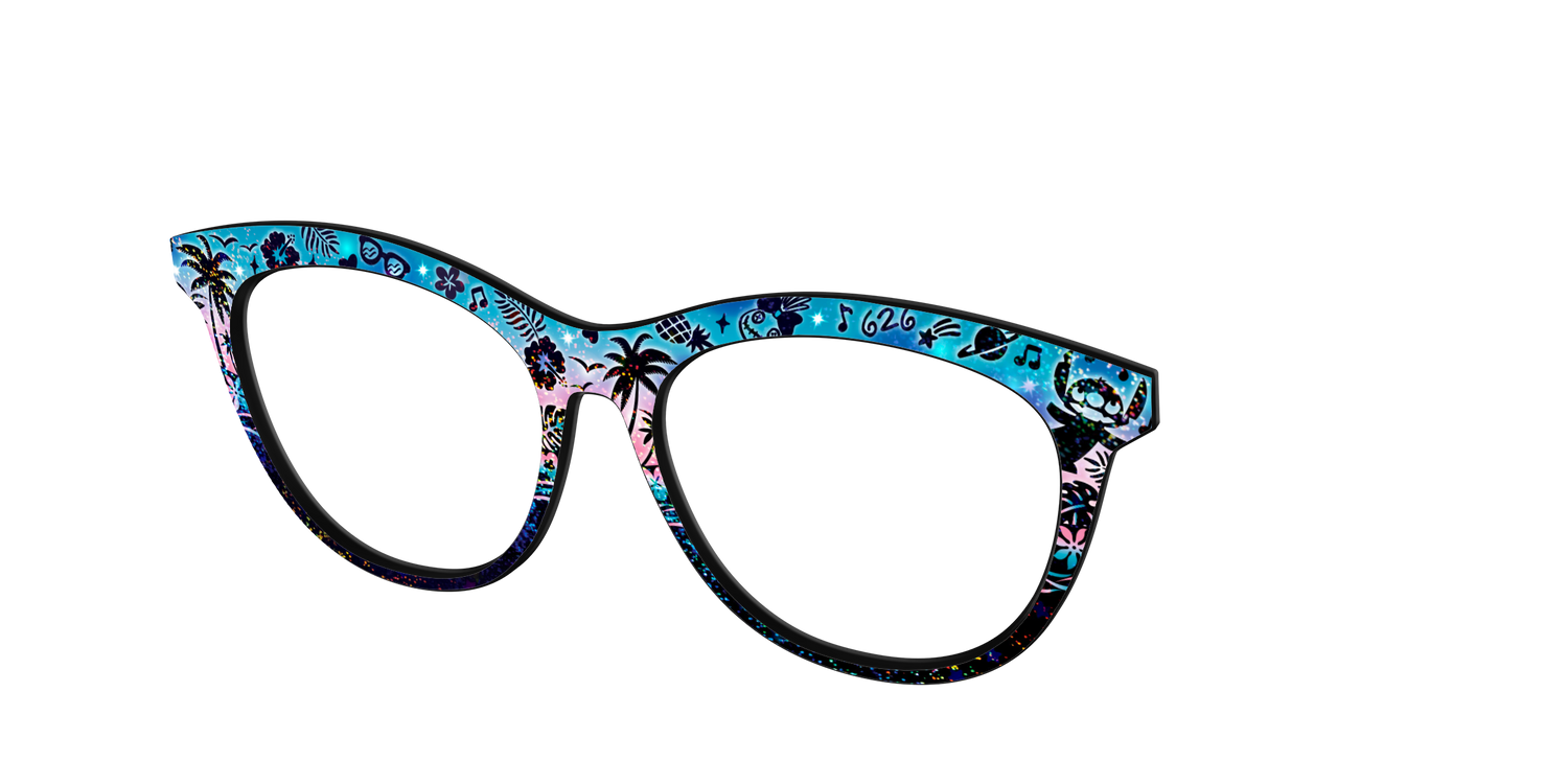 Catching Waves After Dark Holographic - Angle Top Image - Pair Eyewear