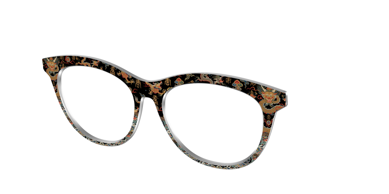 Chinese Dragons - Angle Top Image - Pair Eyewear