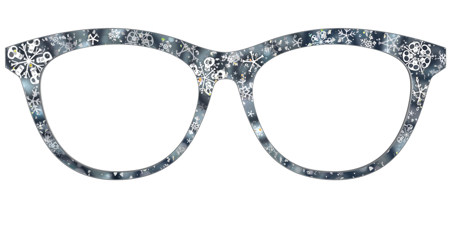 The Christmas Town Snow Globe with Holographic Glitter - Front Top Image - Pair Eyewear