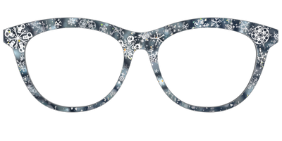 The Christmas Town Snow Globe with Holographic Glitter - Front Top Thumbnail - Pair Eyewear
