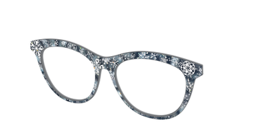 The Christmas Town Snow Globe with Holographic Glitter - Angle Top Thumbnail - Pair Eyewear