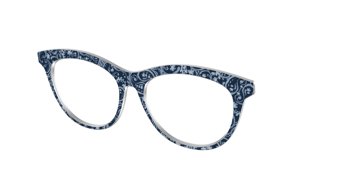 The Cottage Paisley - Angle Top Image - Pair Eyewear