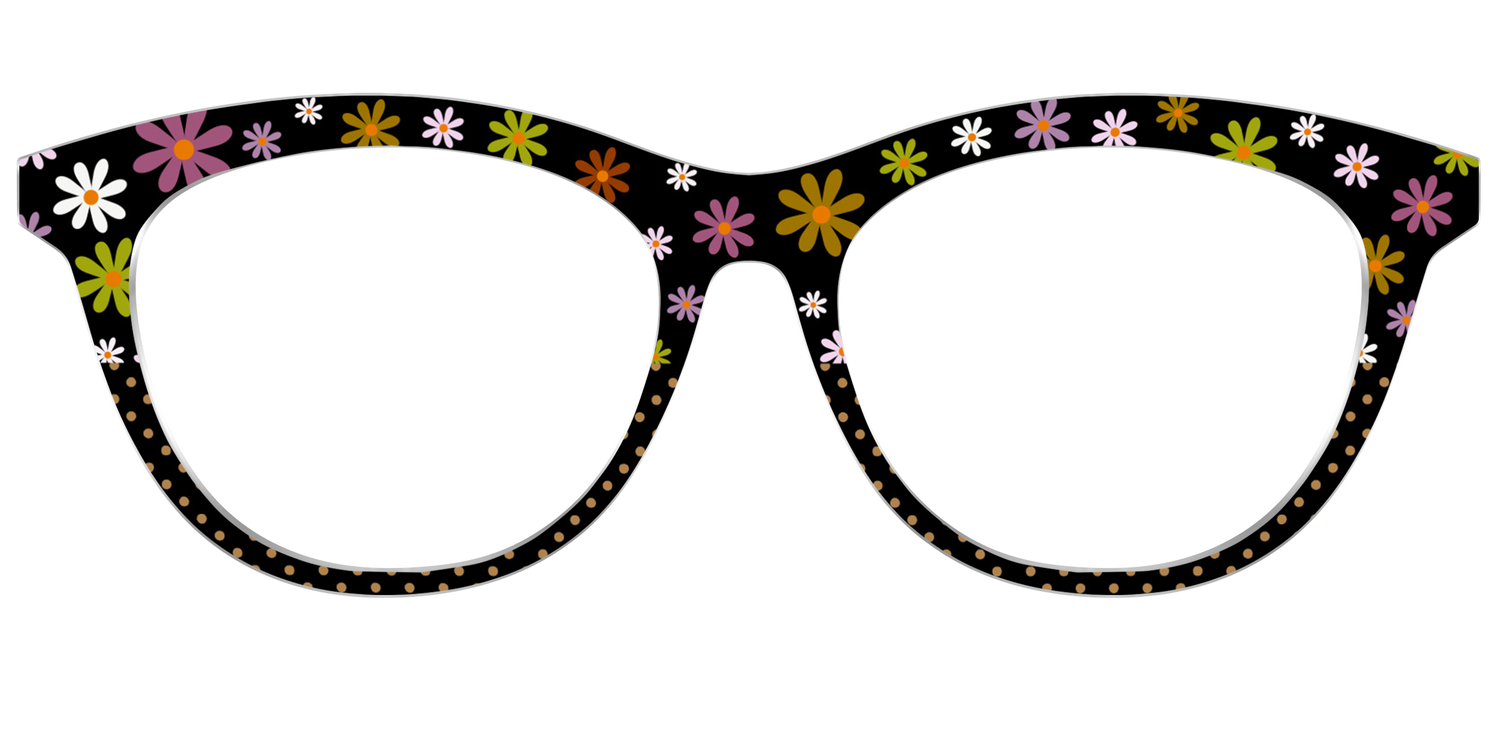 The Daisy Dot Split - Front Top Image - Pair Eyewear