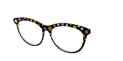The Daisy Dot Split - Angle Top Thumbnail - Pair Eyewear