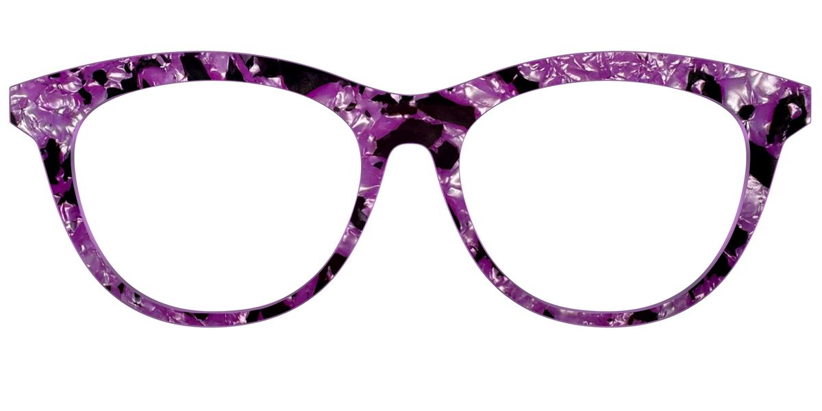 The Dark Orchid Pearl Tortoise - Front Top Image - Pair Eyewear