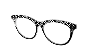 Dark Side Checker Split - Angle Top Thumbnail - Pair Eyewear