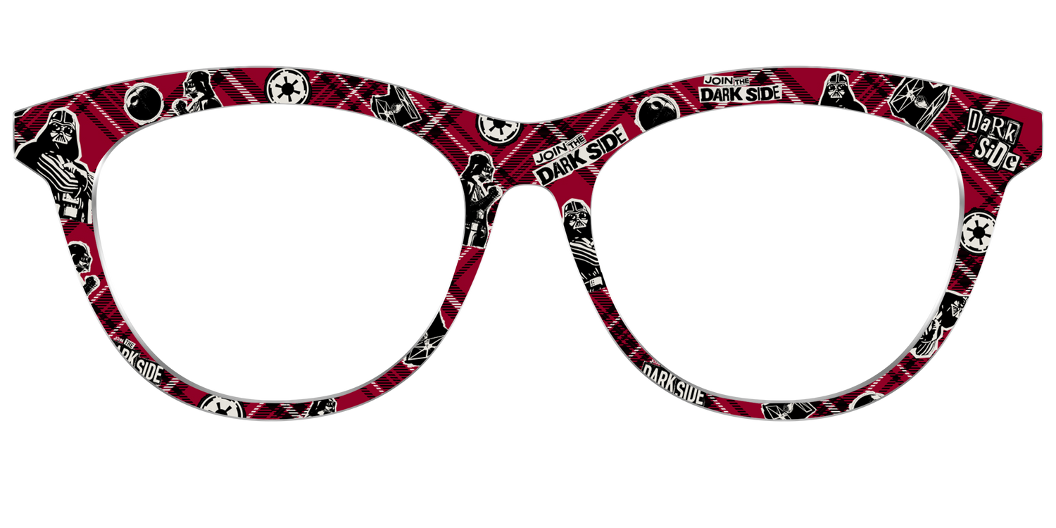 Dark Side Plaid - Front Top Image - Pair Eyewear
