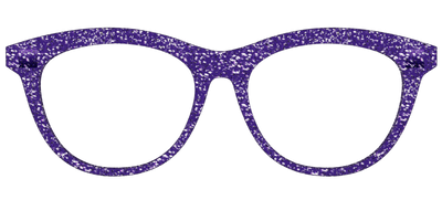 The Electric Purple Sparkle - Front Top Thumbnail - Pair Eyewear