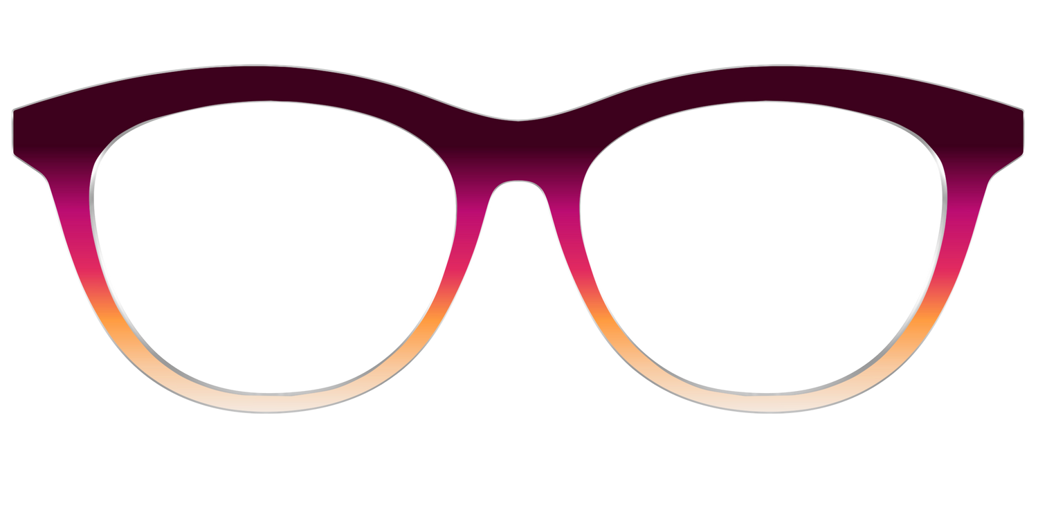The Ember Gradient - Front Top Image - Pair Eyewear