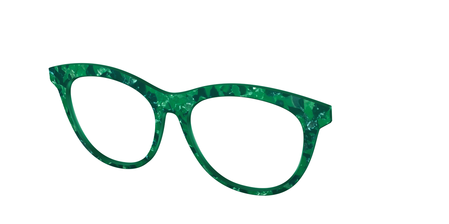 The Emerald Pearl Tortoise - Angle Top Image - Pair Eyewear