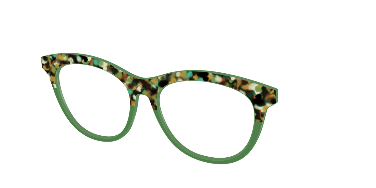 The Forest Tortoise Crystal Split - Angle Top Image - Pair Eyewear