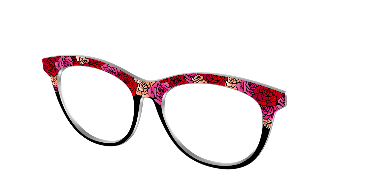 The Frida Flower Crown - Angle Top Image - Pair Eyewear
