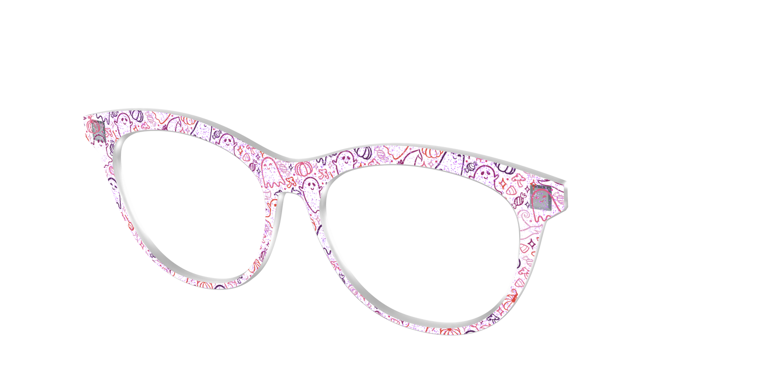 The Frightfully Fun Doodles Crystal - Angle Top Image - Pair Eyewear