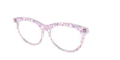 The Frightfully Fun Doodles Crystal - Angle Top Thumbnail - Pair Eyewear