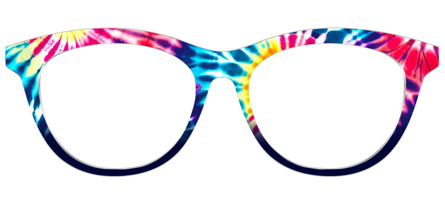 The Funky Tie-Dye - Front Top Image - Pair Eyewear