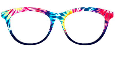 The Funky Tie-Dye - Front Top Thumbnail - Pair Eyewear