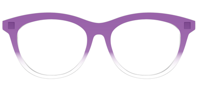 The Grape Gradient Crystal - Front Top Thumbnail - Pair Eyewear