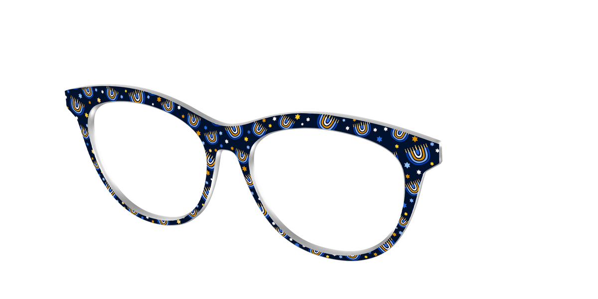 The Hanukkah Menorahs - Angle Top Image - Pair Eyewear