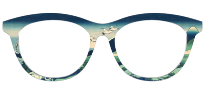 Hokusai View of Mount Fuji - Front Top Thumbnail - Pair Eyewear