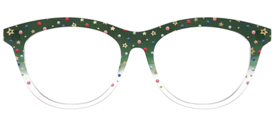 The Holiday Bauble with Foil Crystal - Front Top Thumbnail - Pair Eyewear