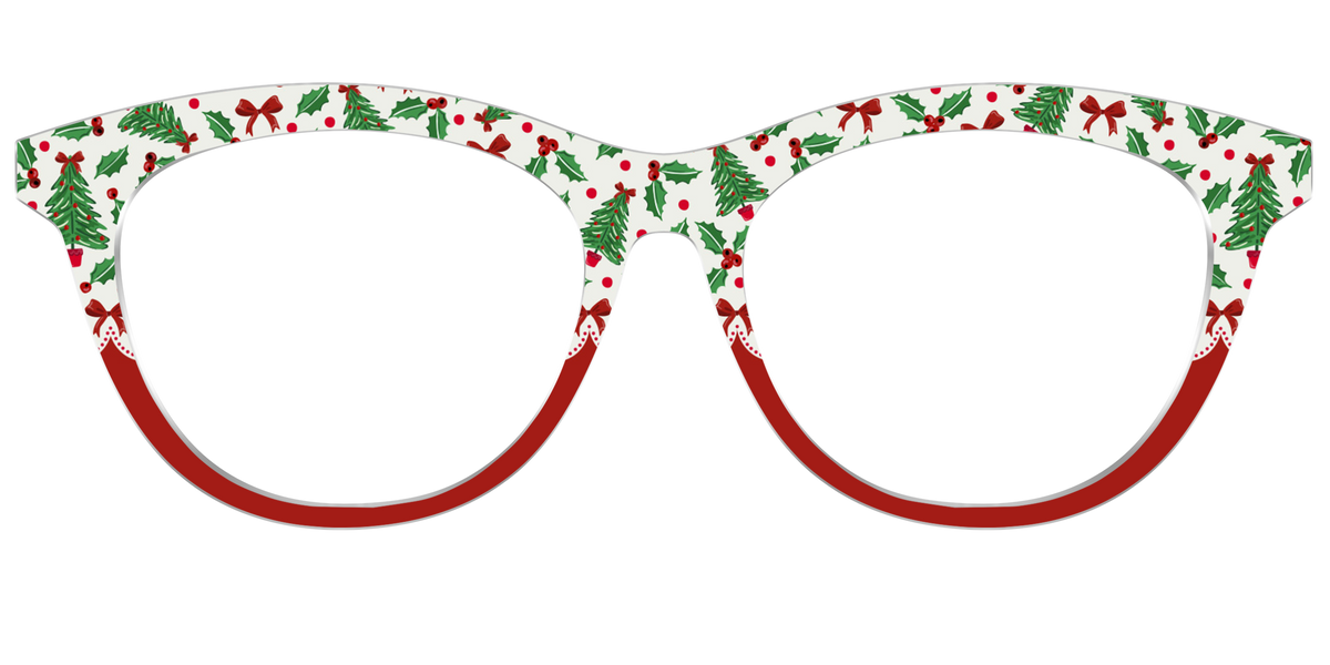 The Holly Jolly Split - Front Top Image - Pair Eyewear
