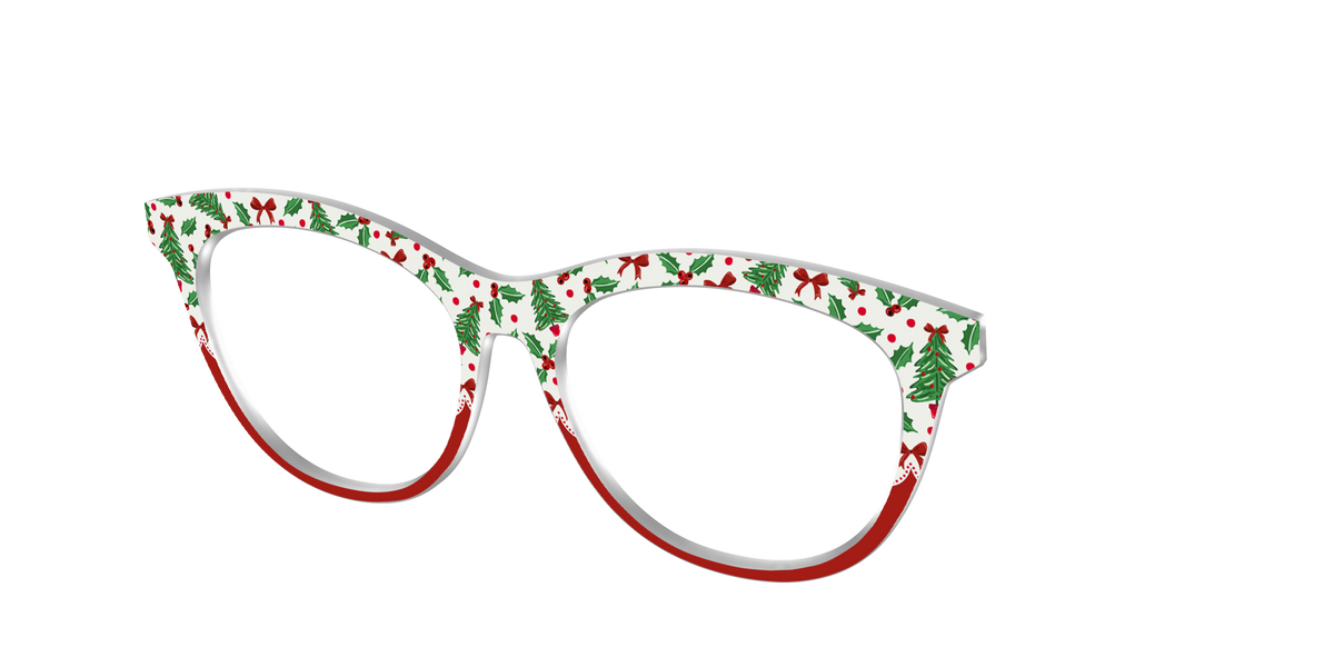 The Holly Jolly Split - Angle Top Image - Pair Eyewear