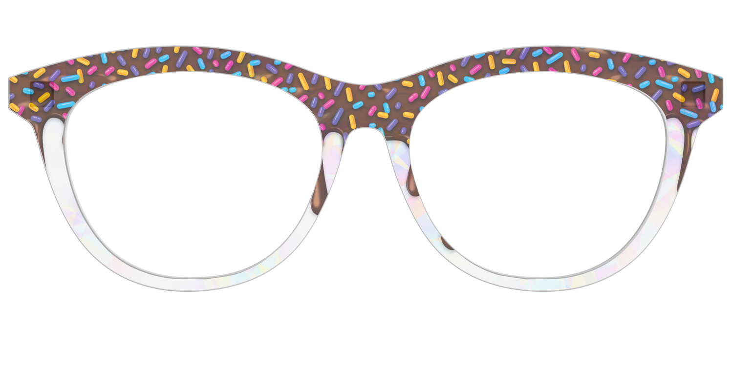 The Holographic Milkshake - Front Top Image - Pair Eyewear