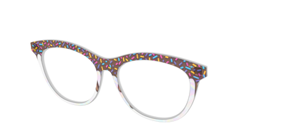 The Holographic Milkshake - Angle Top Thumbnail - Pair Eyewear