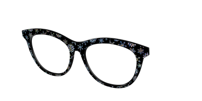 The Holographic Snowflakes - Angle Top Thumbnail - Pair Eyewear