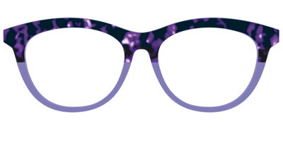 The Iris Tortoise Crystal Split - Front Top Thumbnail - Pair Eyewear