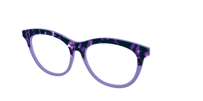 The Iris Tortoise Crystal Split - Angle Top Thumbnail - Pair Eyewear